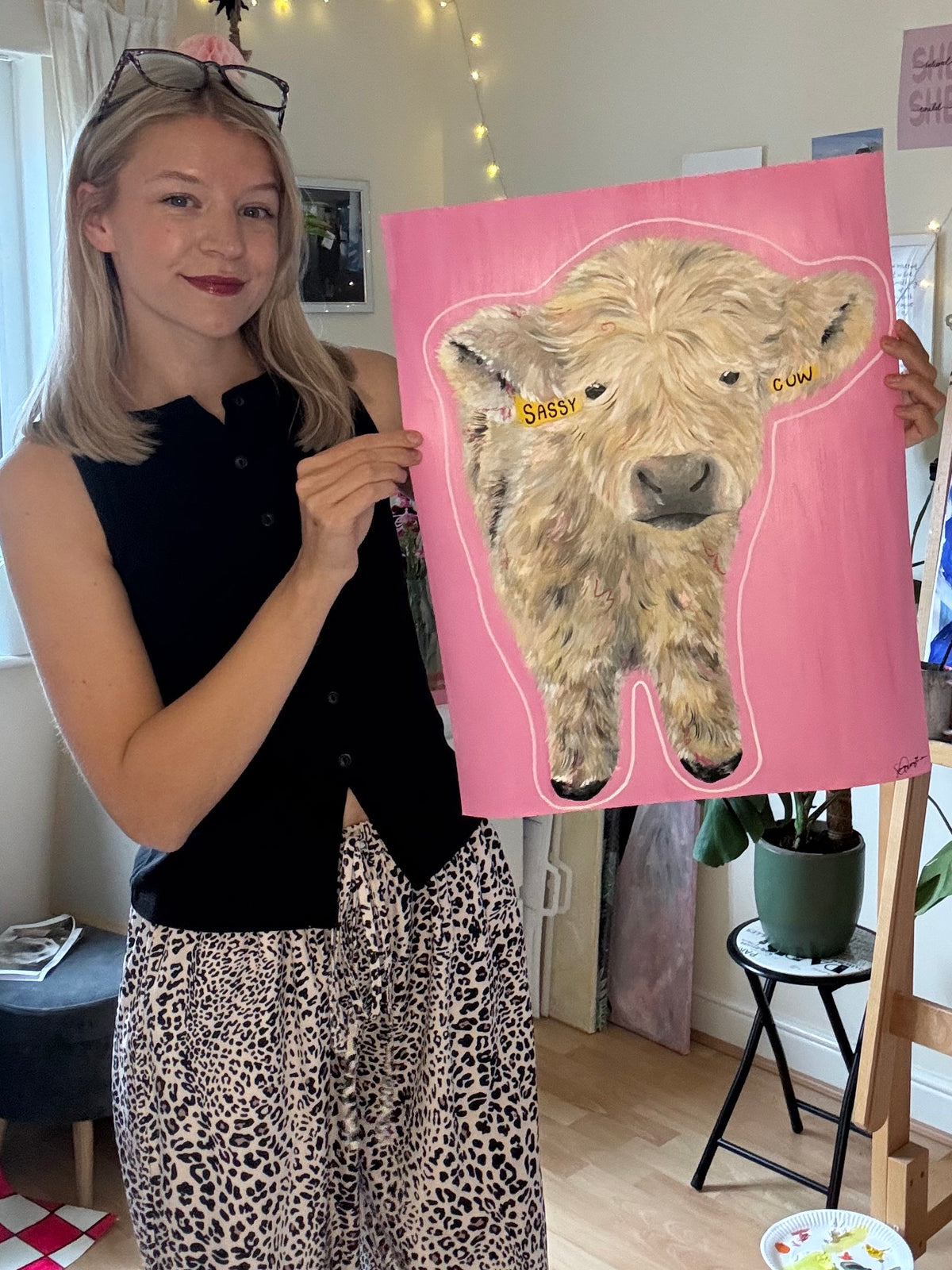 ‘Sassy Cow’ Original Painting