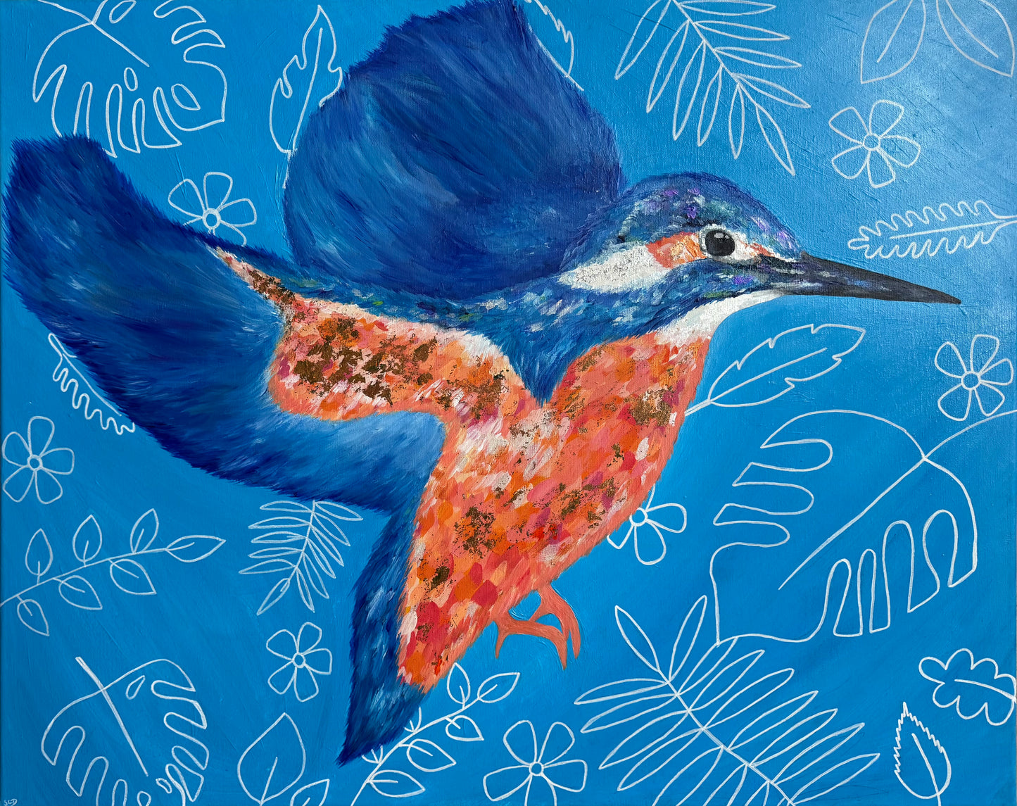 ‘In Flight’ Original Canvas Painting
