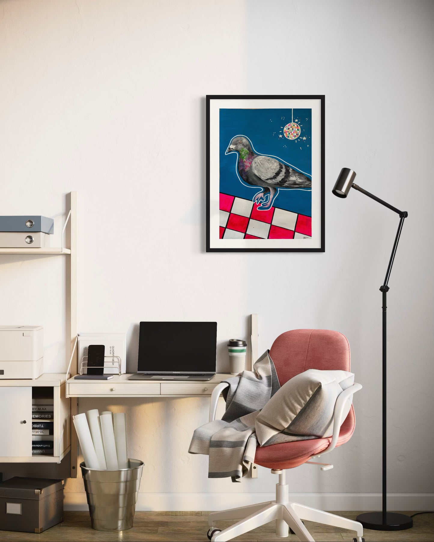 ‘Disco Pigeon’ Original Painting