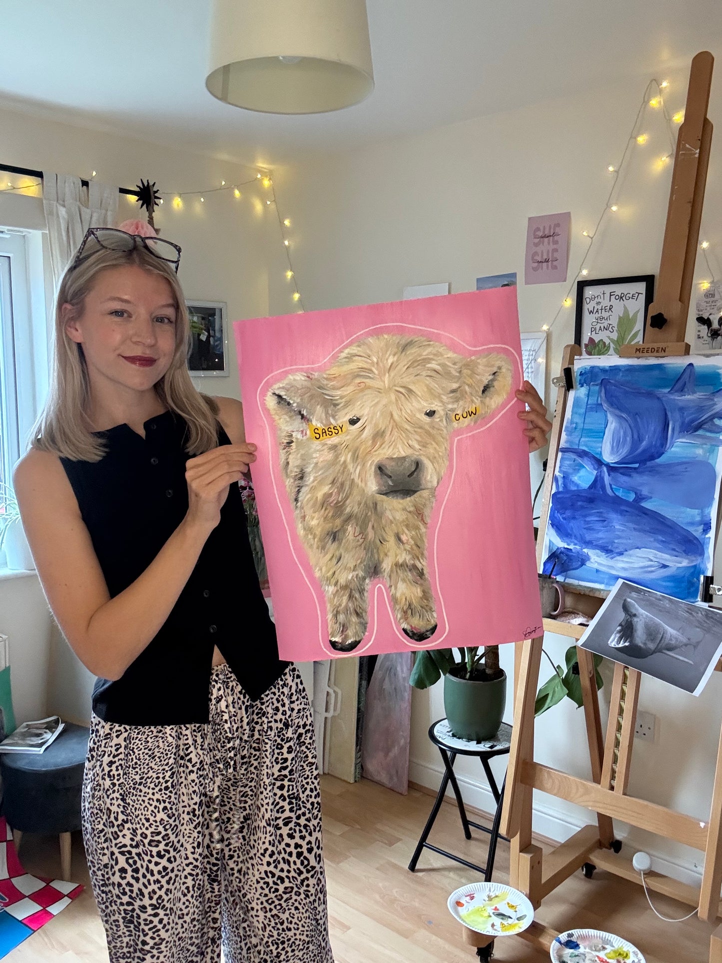 ‘Sassy Cow’ Original Painting