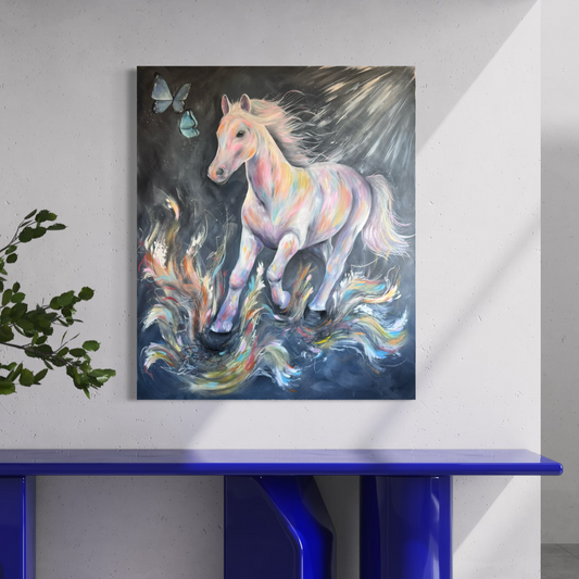 ‘Stepping into the New’ Original Canvas Painting