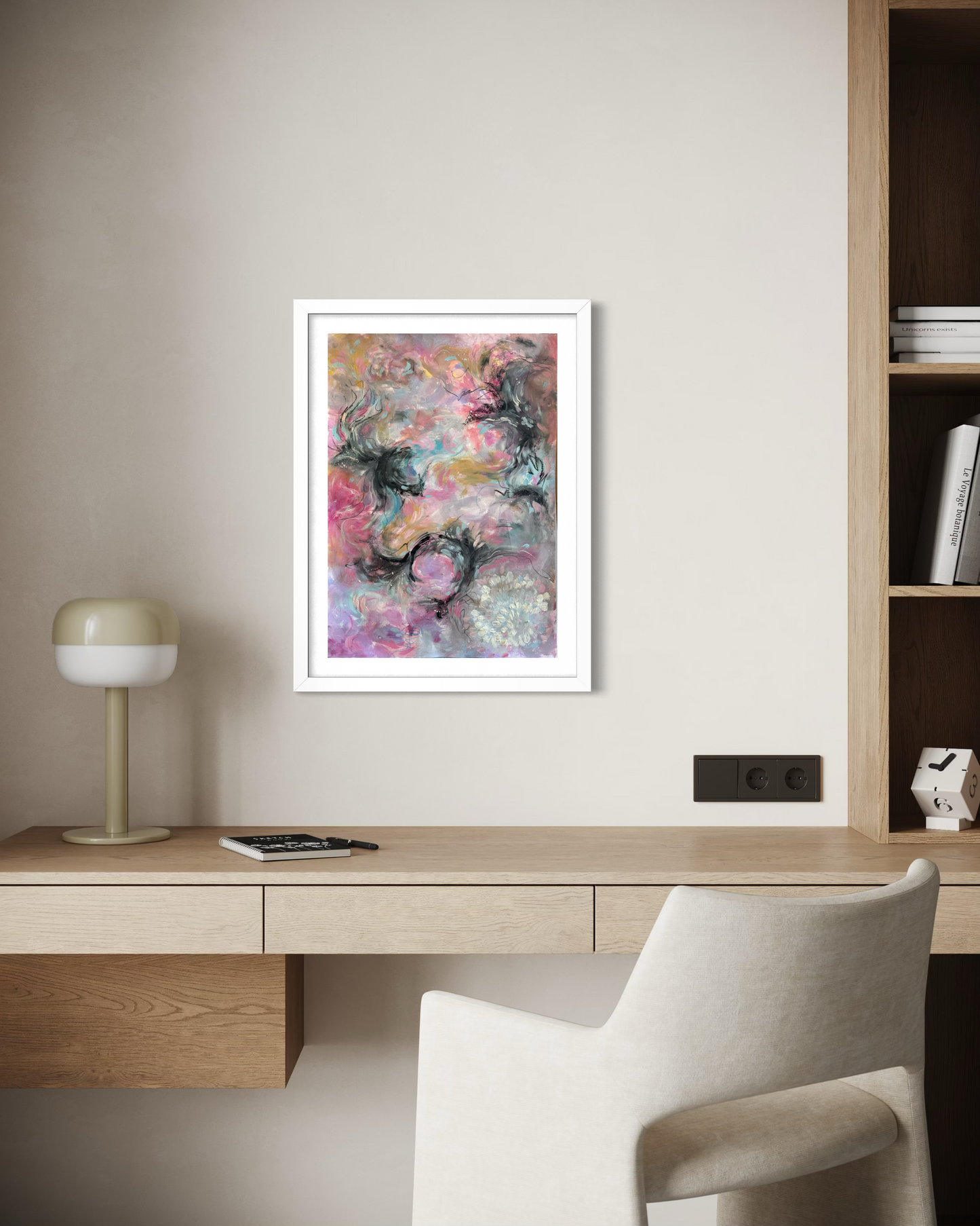 ‘What is meant for me won’t pass me by’ Abstract painting
