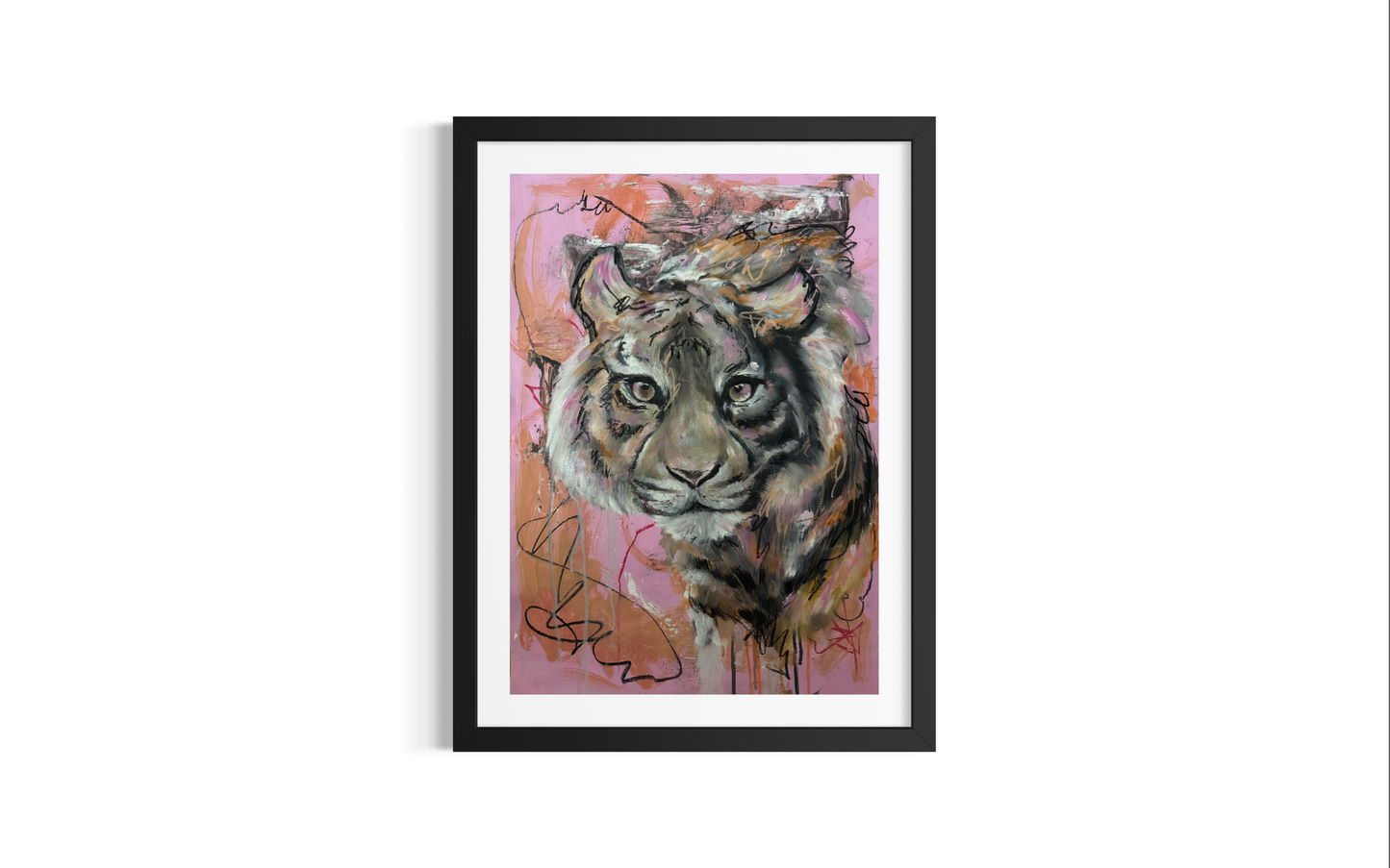 Unnamed Tiger Original Painting