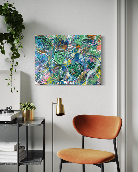 ‘Immersed in Chaos’ Original Canvas Painting