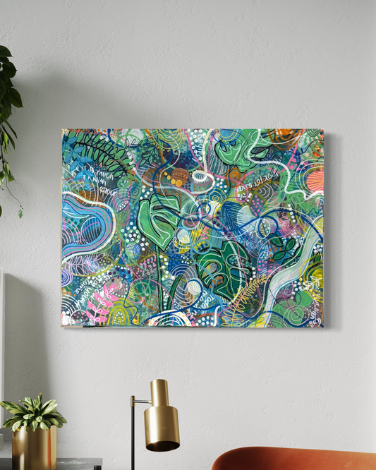 ‘Immersed in Chaos’ Original Canvas Painting