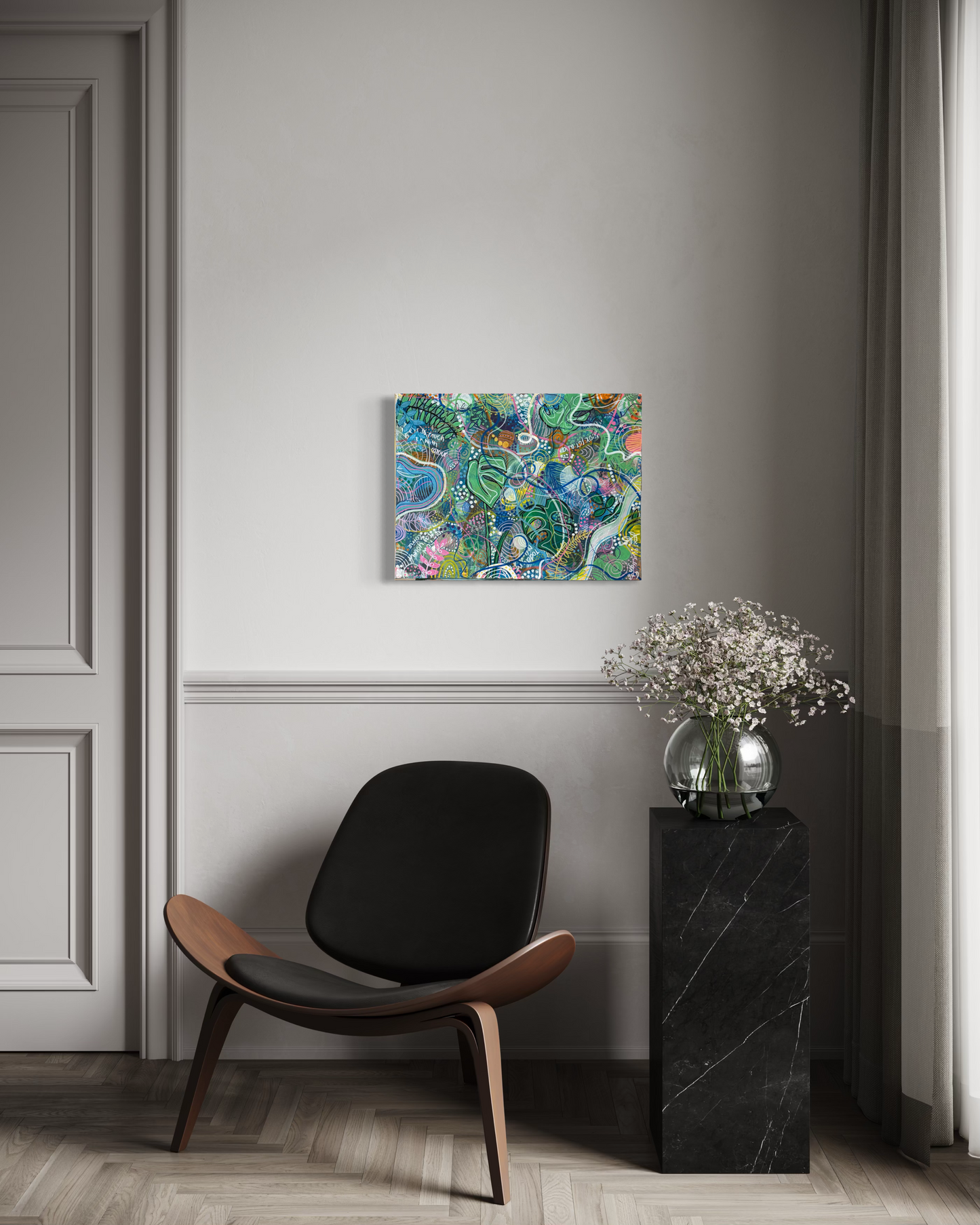 ‘Immersed in Chaos’ Original Canvas Painting