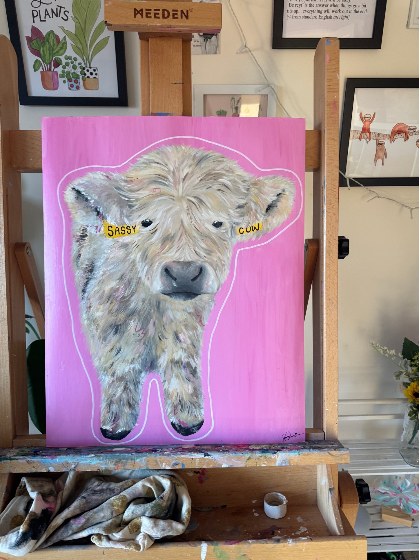 ‘Sassy Cow’ Original Painting