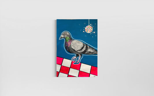 ‘Disco Pigeon’ Original Painting
