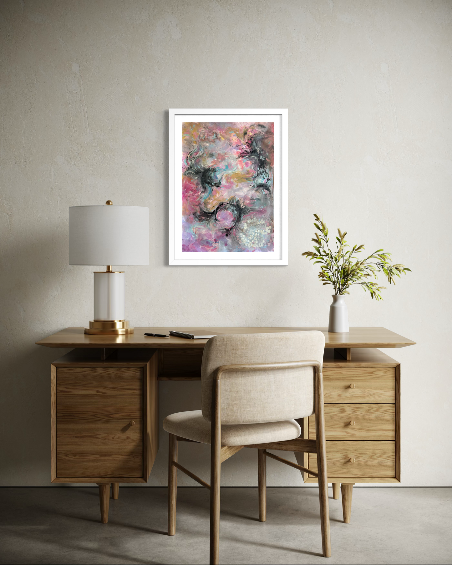 ‘What is meant for me won’t pass me by’ Abstract painting