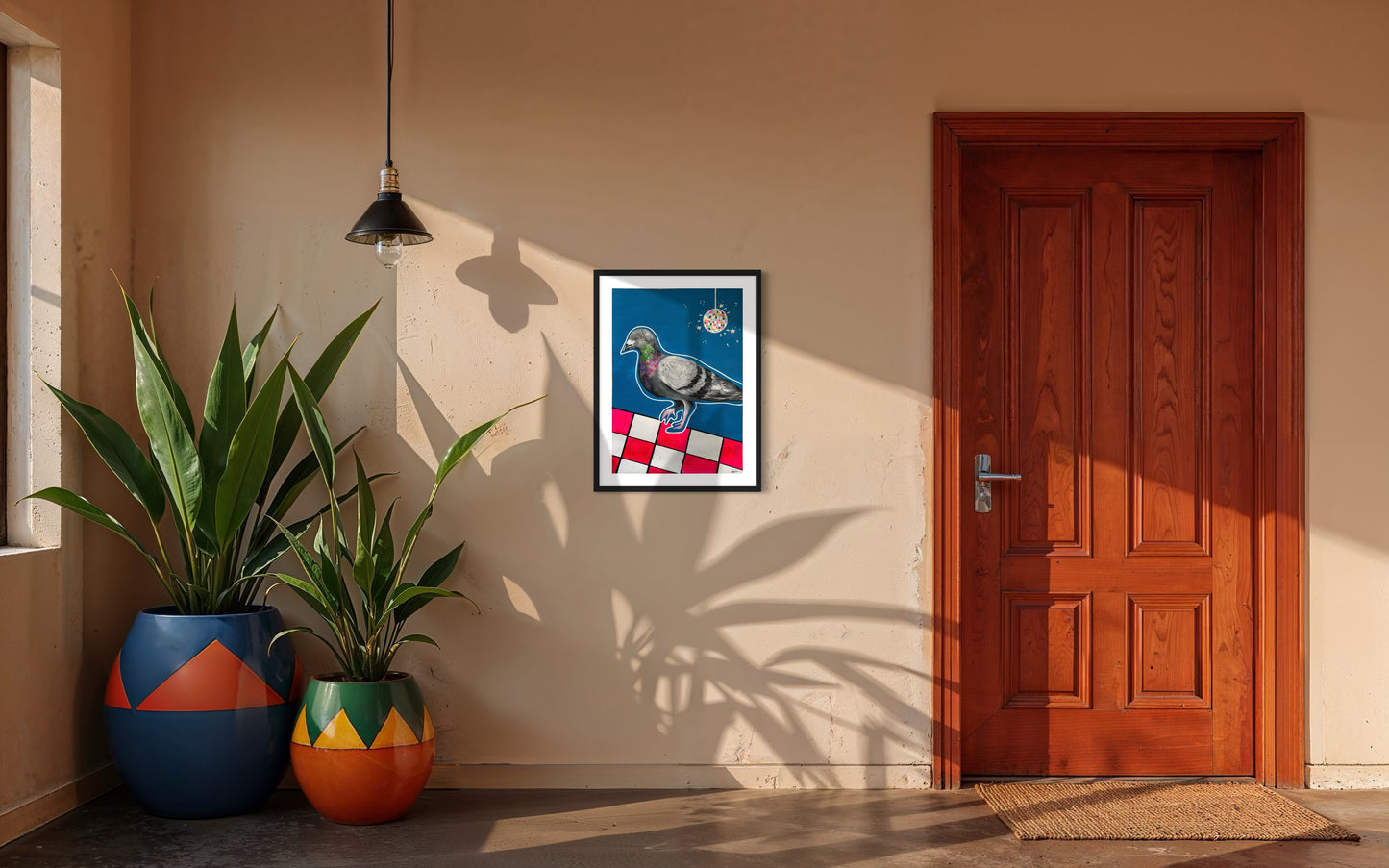 ‘Disco Pigeon’ Original Painting