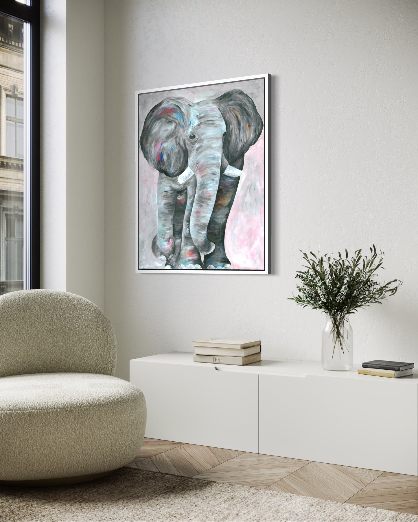 ‘Gaja’ Elephant Original Canvas Painting