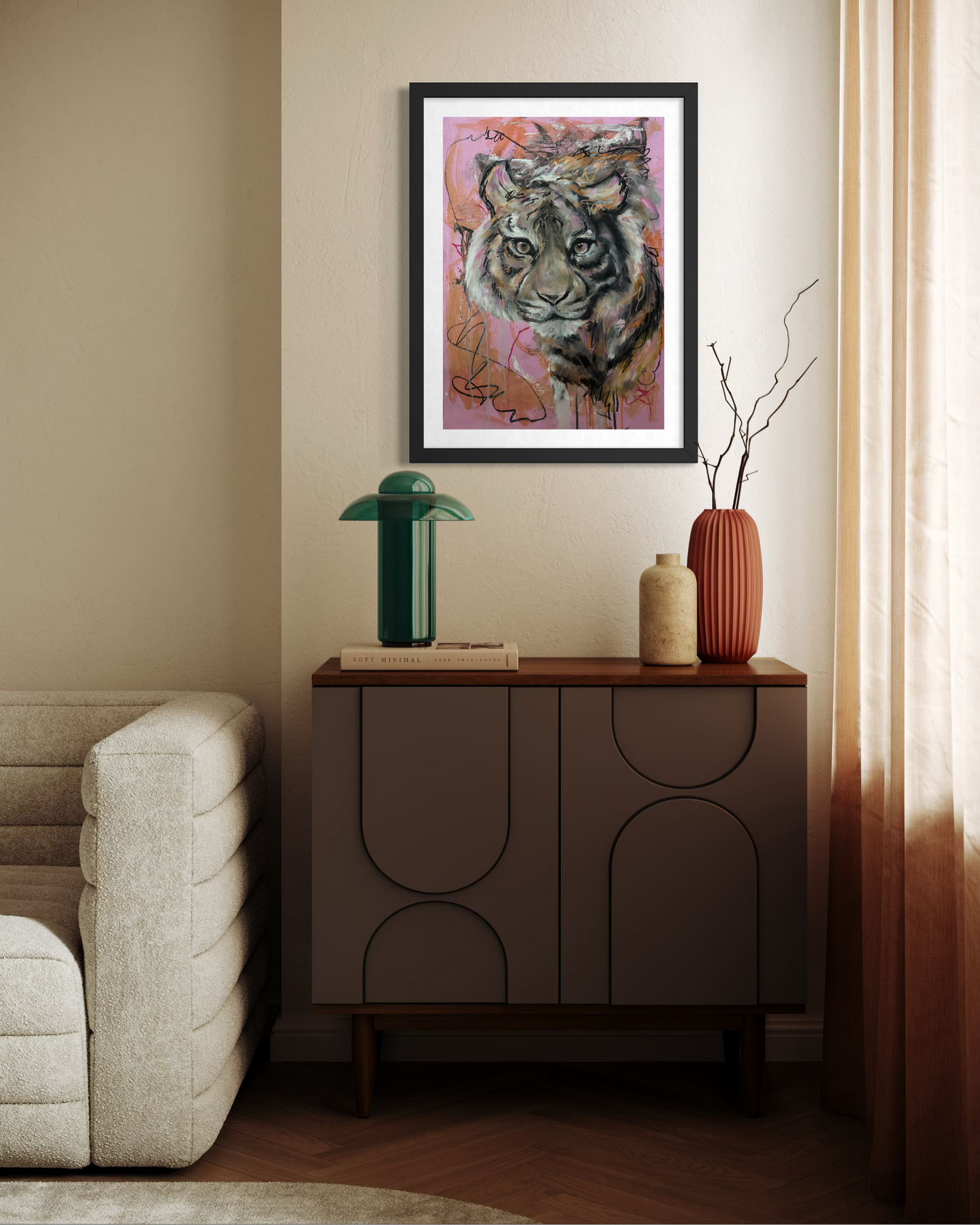 Unnamed Tiger Original Painting