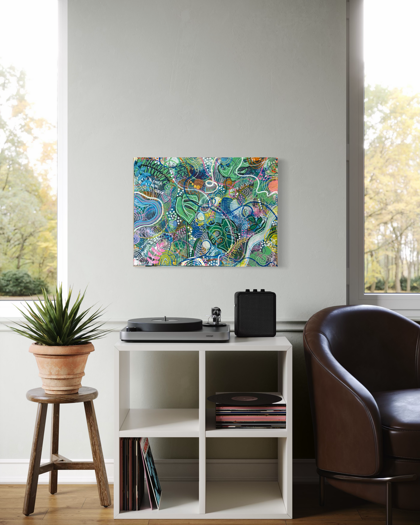‘Immersed in Chaos’ Original Canvas Painting