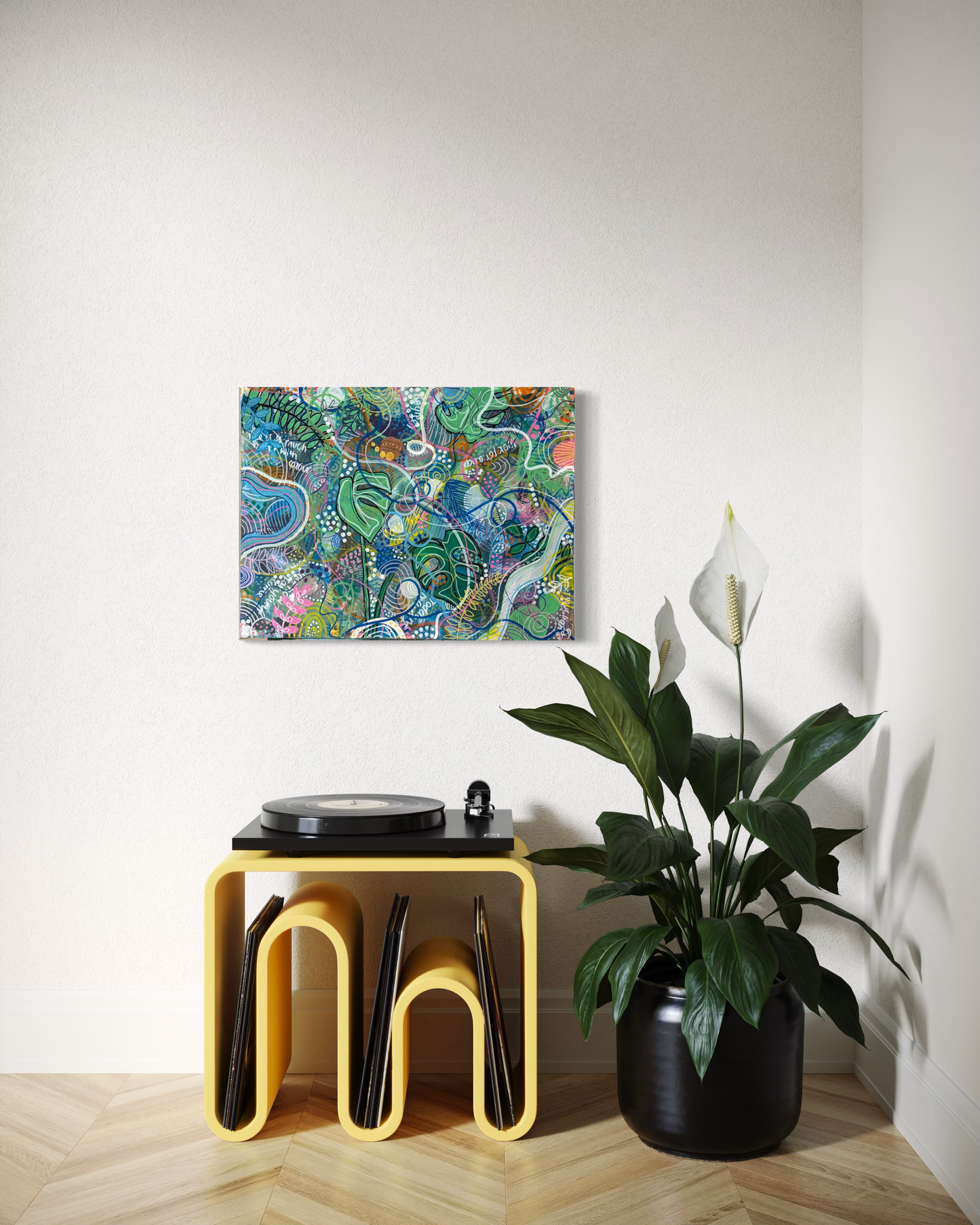 ‘Immersed in Chaos’ Original Canvas Painting