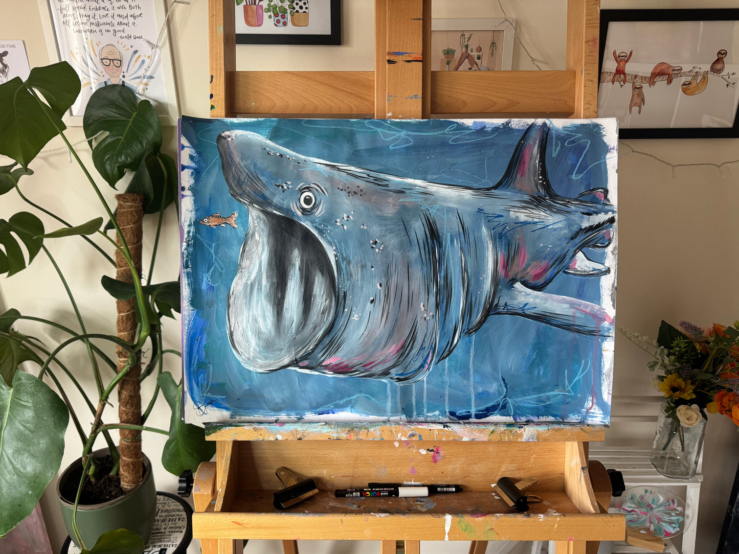 ‘Just a lil fish’ Original Painting