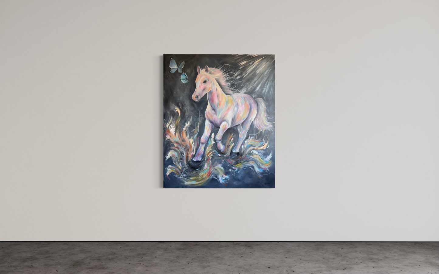 ‘Stepping into the New’ Original Canvas Painting