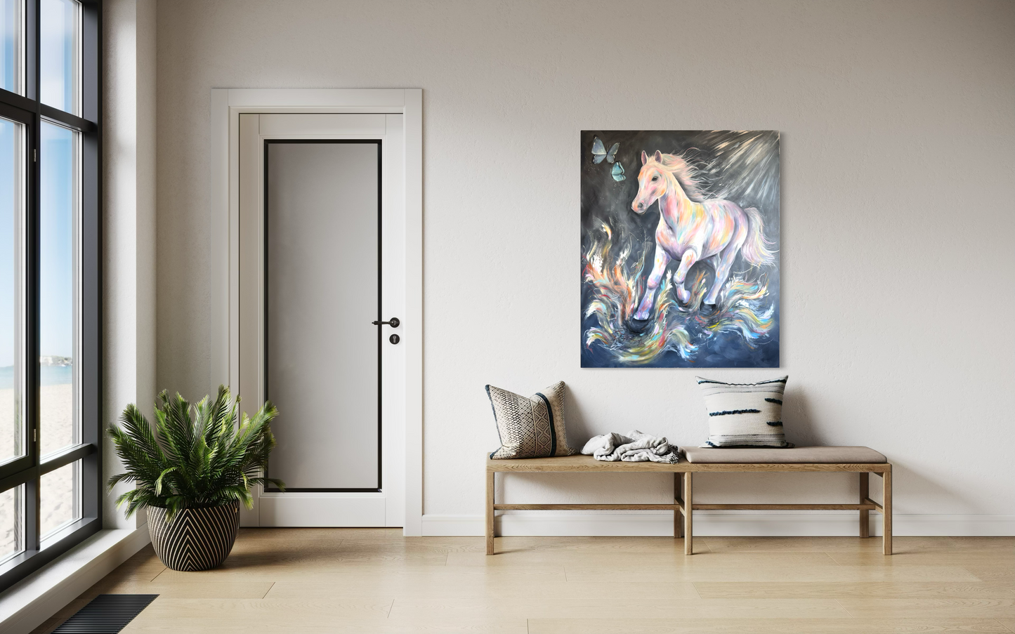 ‘Stepping into the New’ Original Canvas Painting